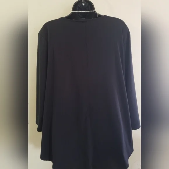 Ruby Rd/women's v-neck Top - Picture 4 of 7